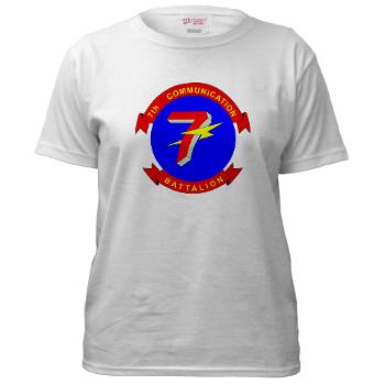 7CB - A01 - 04 - 7th Communication Battalion - Women's T-Shirt